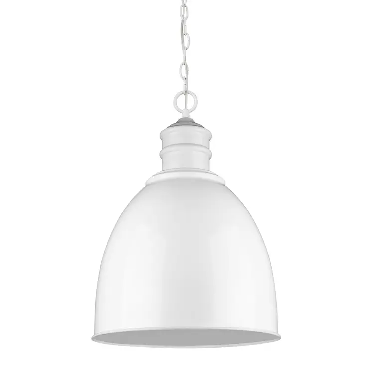 Colby 1-Light White Pendant