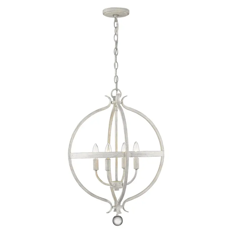 Callie 4-Light Country White Pendant