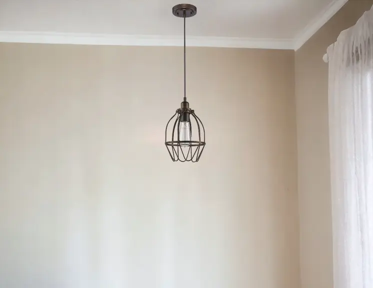 Antique Bronze Wire Pendant Hanging Light