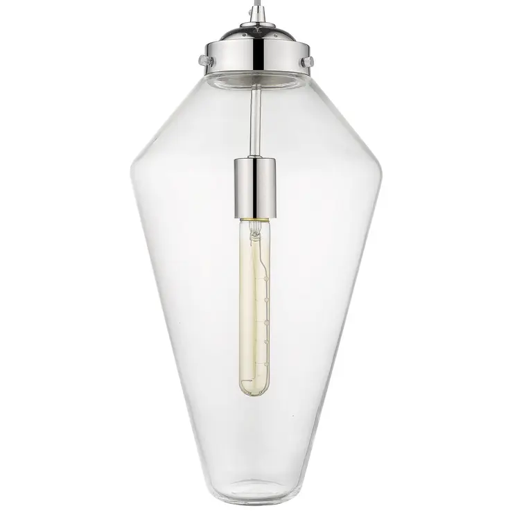 Ballina 1-Light Polished Nickel Mini-Pendant