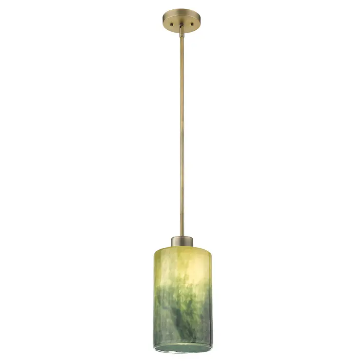 Monet 1-Light Brass Pendant