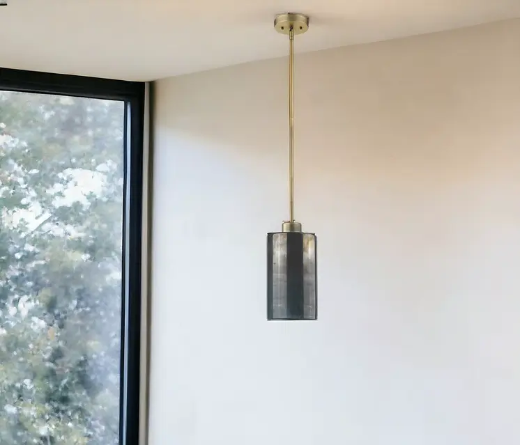 Monet 1-Light Brass Pendant