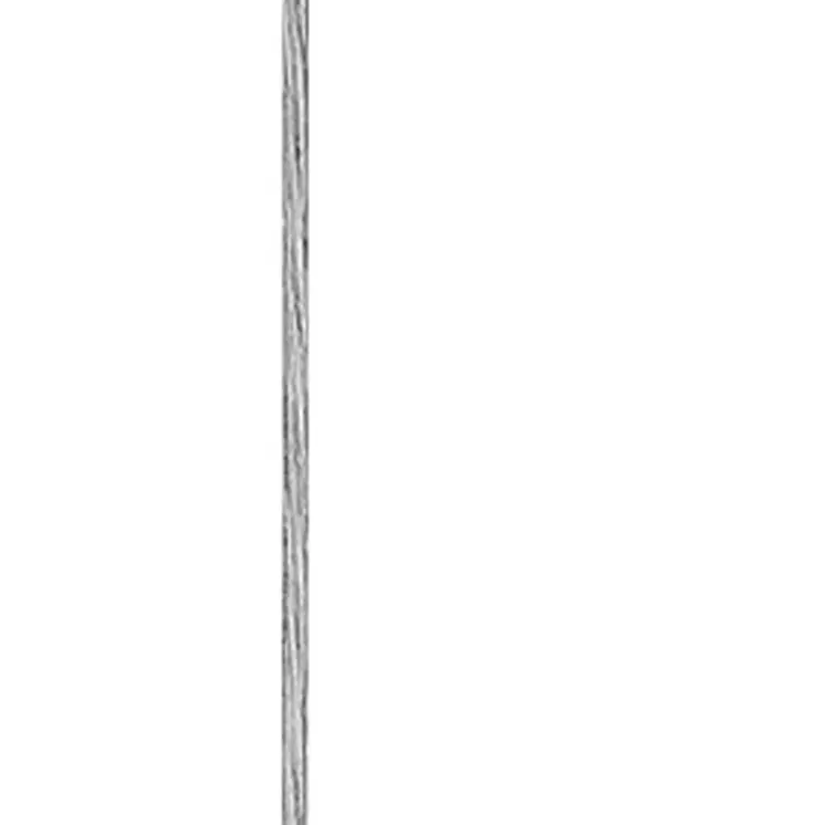 Distratto 1-Light Polished Chrome Pendant Enmeshed Aluminum Wire Shade (12")