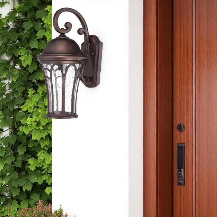 Bronze Tapered Goblet Wall Light