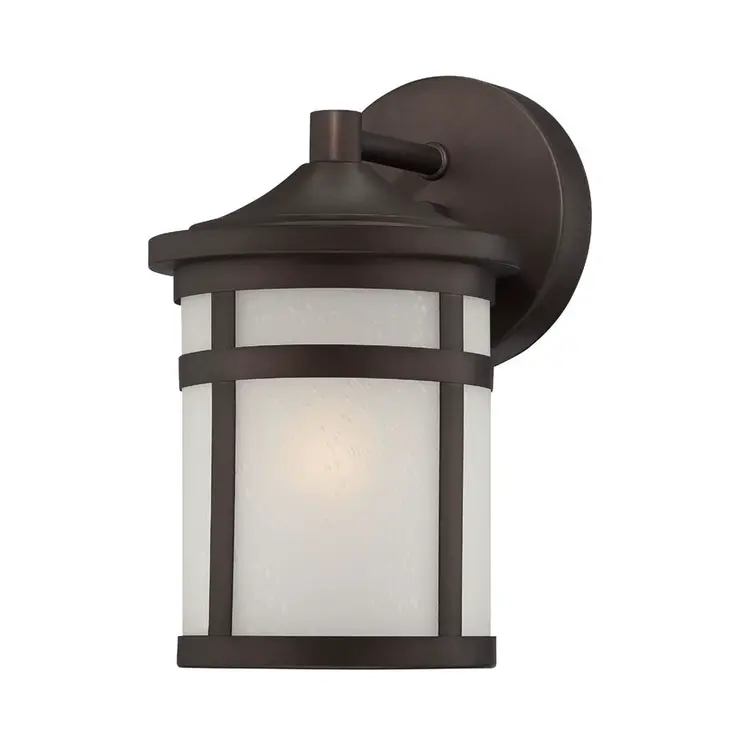 Bronze Hanging Lantern Shape Wall Light