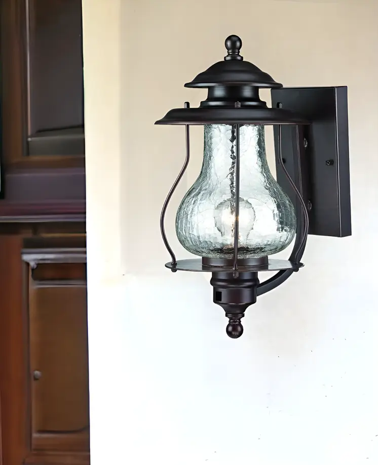 Antique Bronze Oil Lantern Hanging Light
