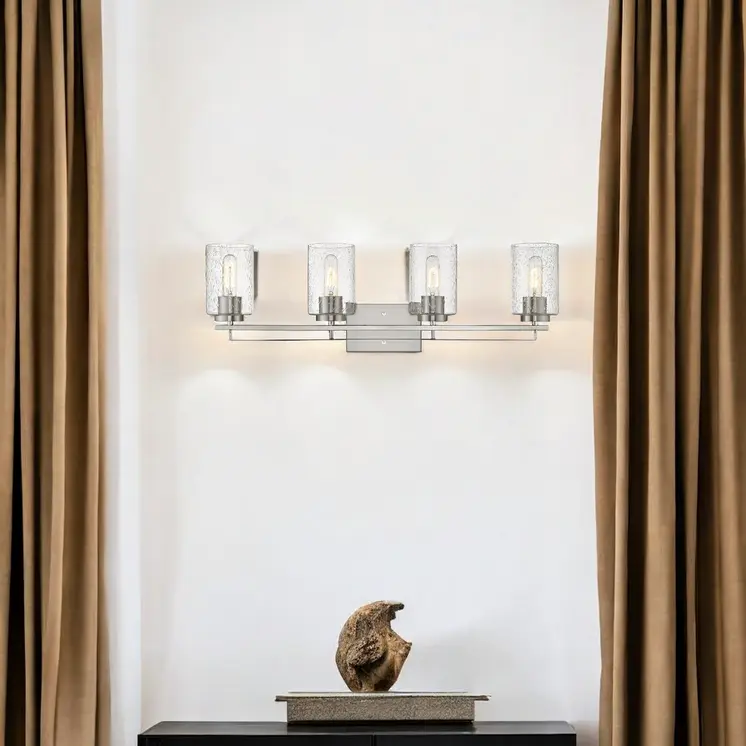 Orella 4-Light Satin Nickel Vanity