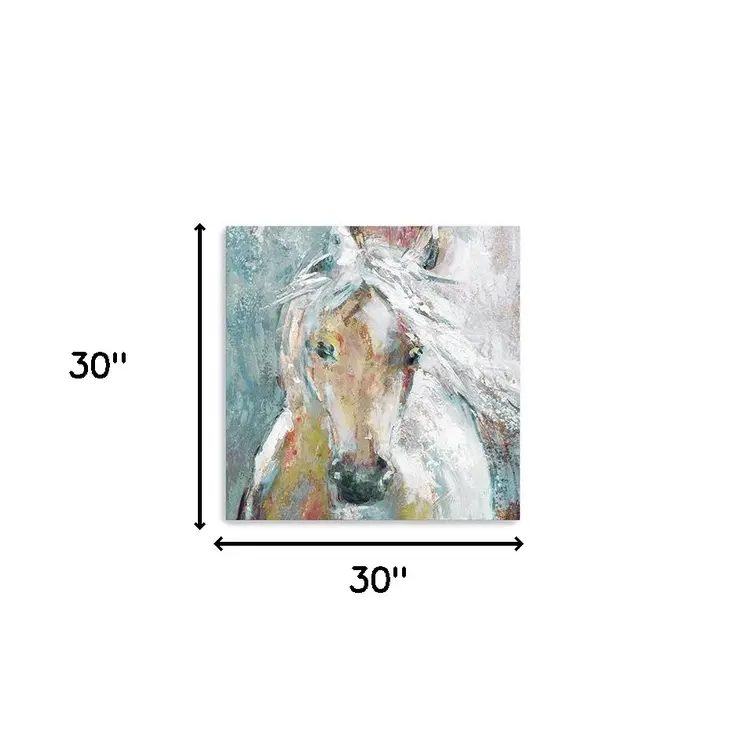 Whimsical Horse Unframed Print Wall Art