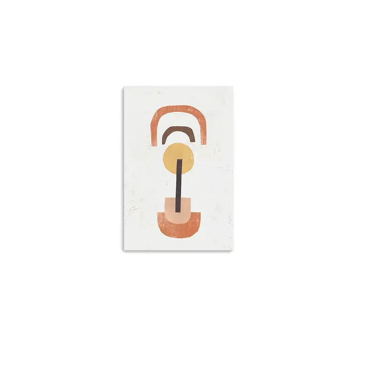 Abstract Shapes In Balance Unframed Print Wall Art