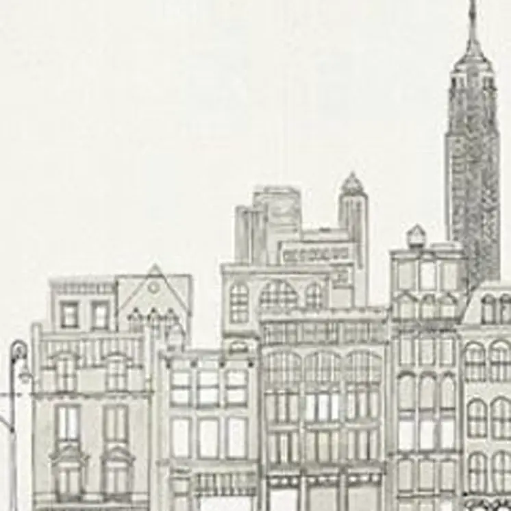 Nyc Cafline Work Unframed Print Wall Art