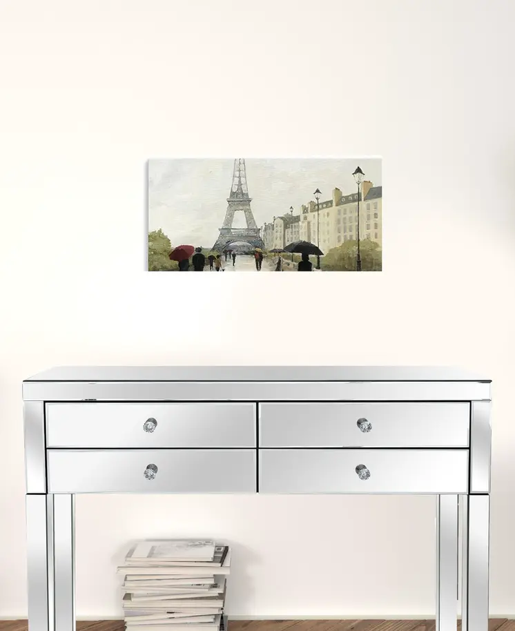 Parisian Rainy Day Unframed Print Wall Art