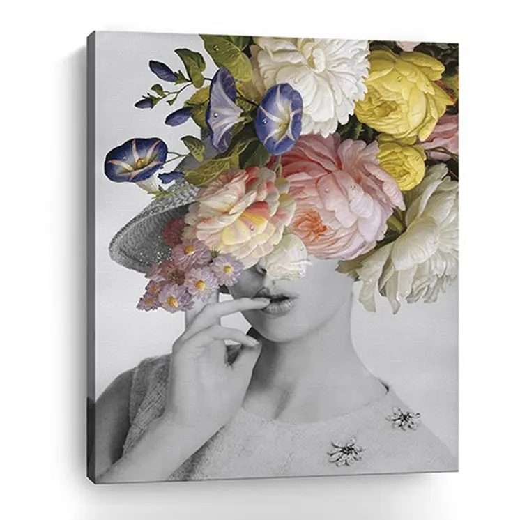 Glamorous Garden Party Dress Up Unframed Print Wall Art