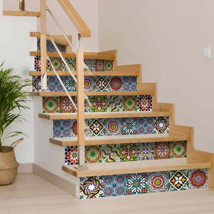 6" X 6" Mediterranean Mash Mosaic Peel and Stick Tiles