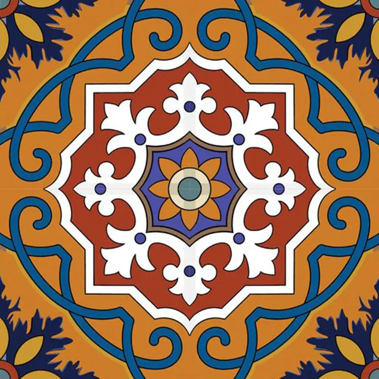 6" X 6" Mediterranean Mash Mosaic Peel and Stick Tiles