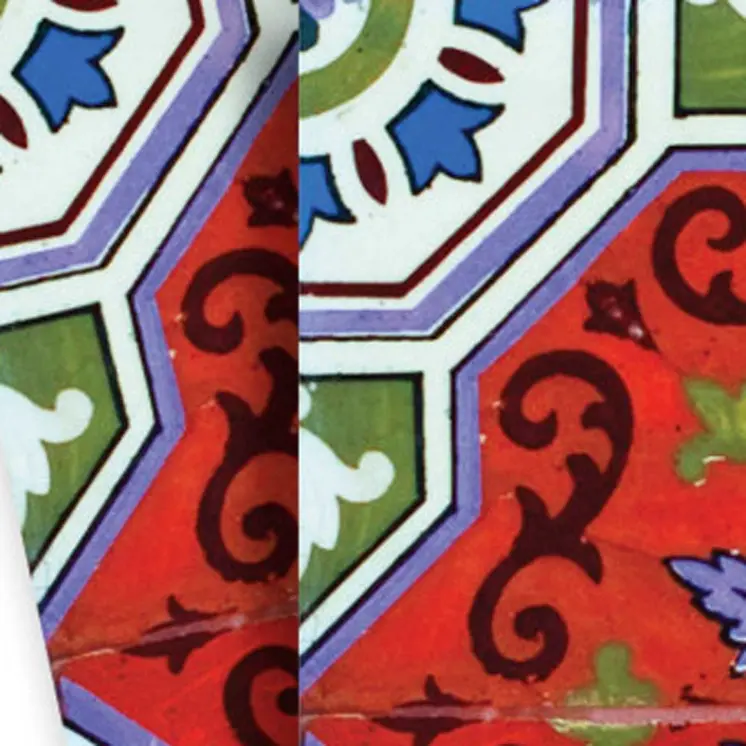 6" X 6" Sage Terra Removable Peel and Stick Tiles