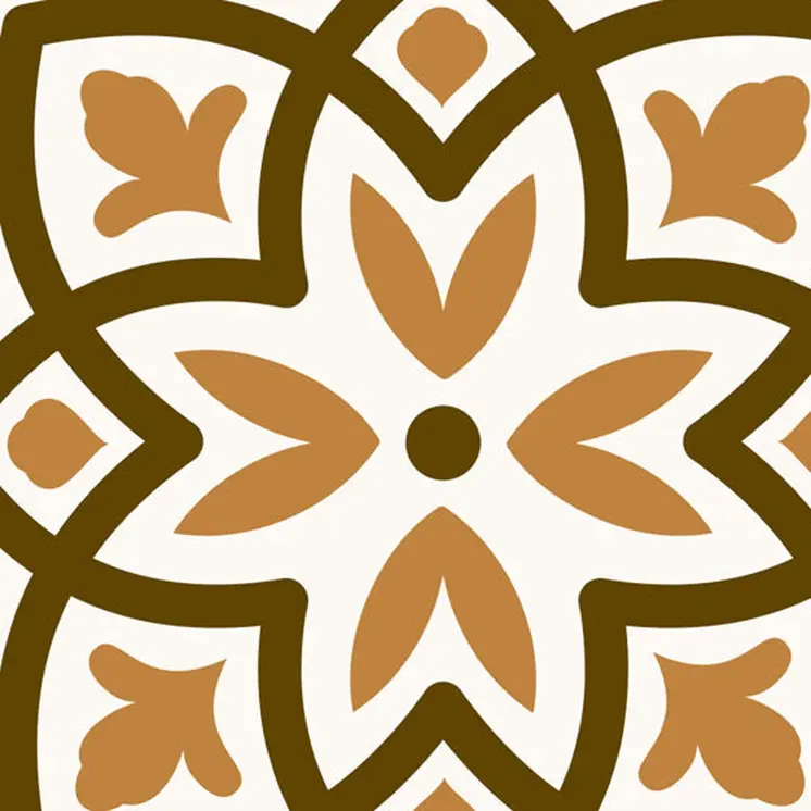 7" x 7" Snickerdoodle Mosaic Pop Peel and Stick Removable Tiles