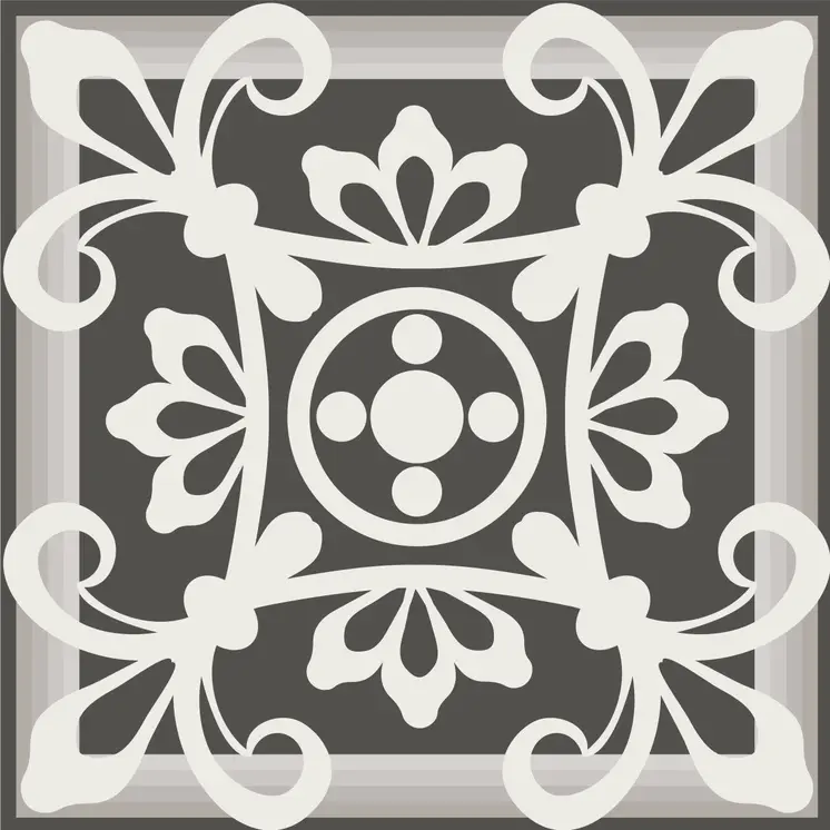 4" x 4" Wood Brown and White Mosaic Peel and Stick Removable Tiles