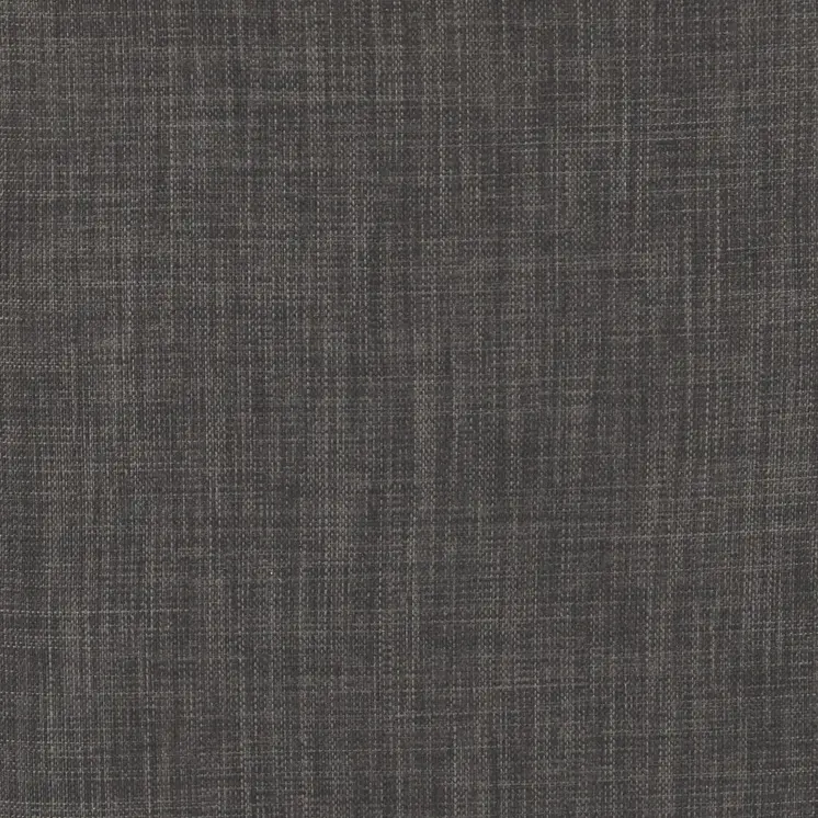 Dark Gray And Black Upholstered Fabric Dining Arm Chair