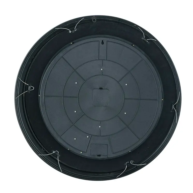 Black and Copper Exposed Gears Round Wall Clock