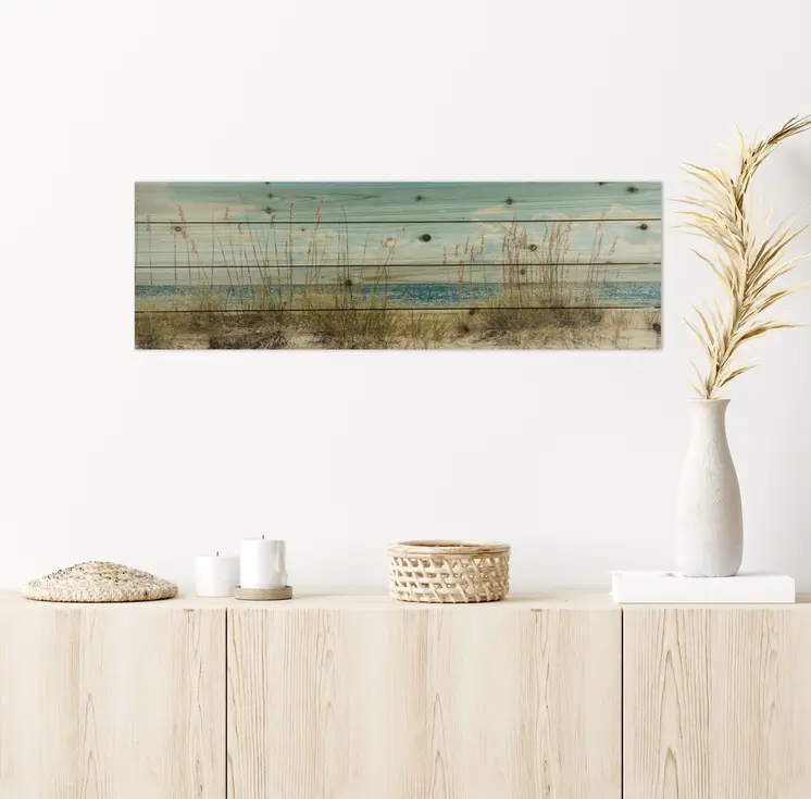 Long Ocean Sand Dunes Unframed Photograph Wall Art