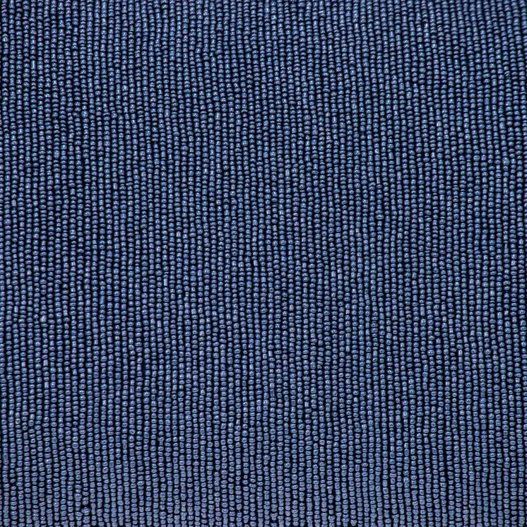 Shimmering Blue Beaded Luxury Throw Pillow