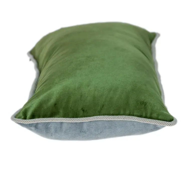 12" X 24" Blue and Green Throw Pillow