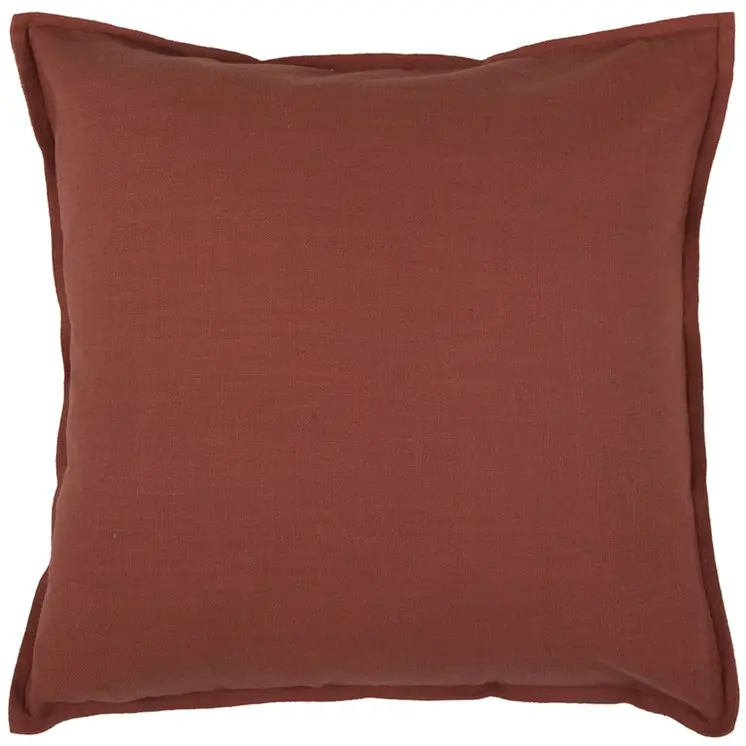 20" Paprika Cotton Throw Pillow
