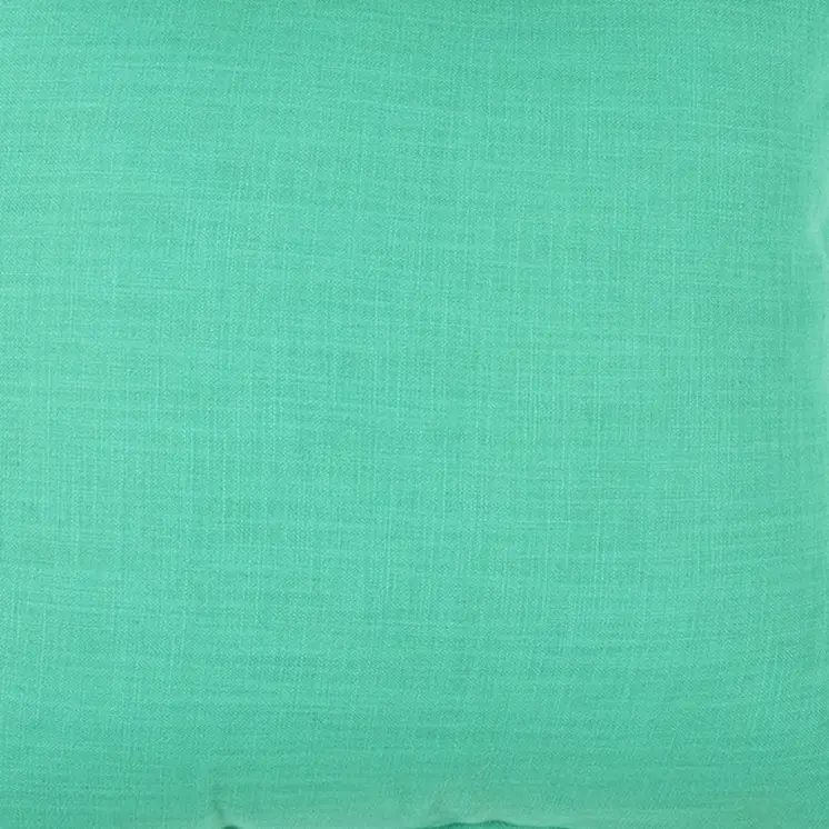 20" Aqua Cotton Throw Pillow