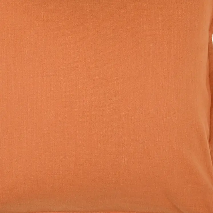 20" Orange Cotton Throw Pillow