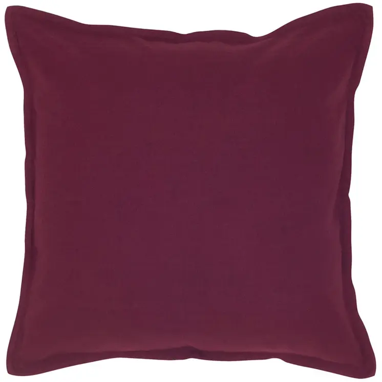 20" Merlot Cotton Throw Pillow