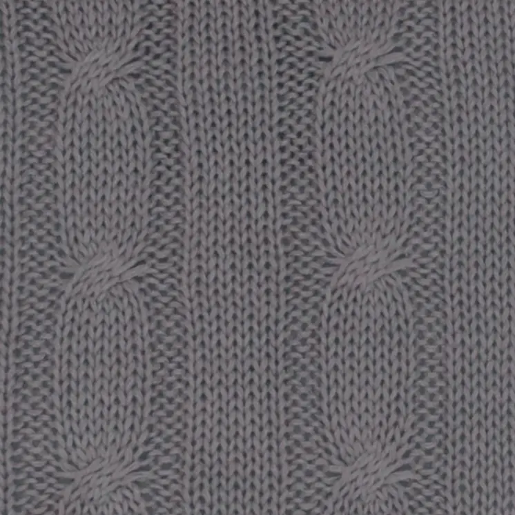 Gray Knit Sweater Stripe Down Throw Pillow