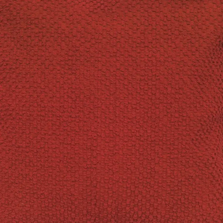 20" Red Cotton Throw Pillow