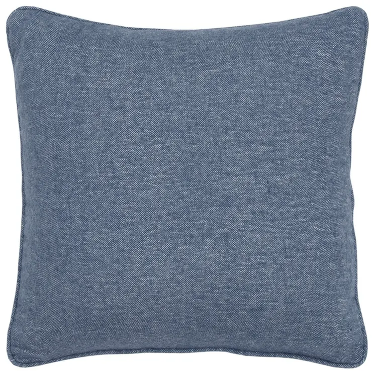 Blue Solid Classic Decorative Throw Pillow