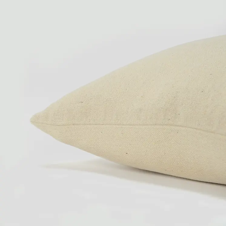 Black Taupe Canvas Fearless Throw Pillow