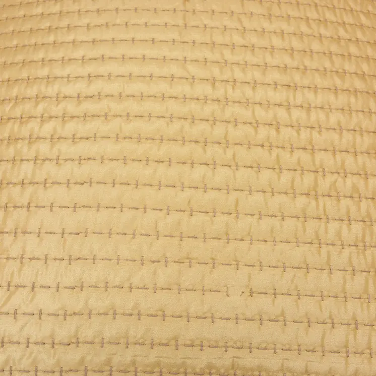 Gold Smooth Weaved Modern Throw Pillow