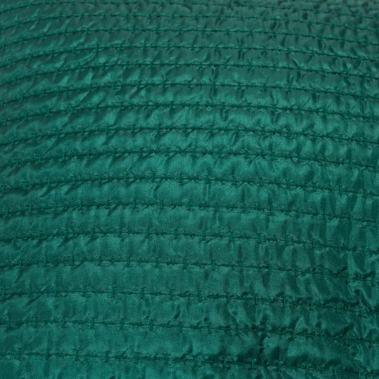 Teal Smooth Weaved Modern Throw Pillow