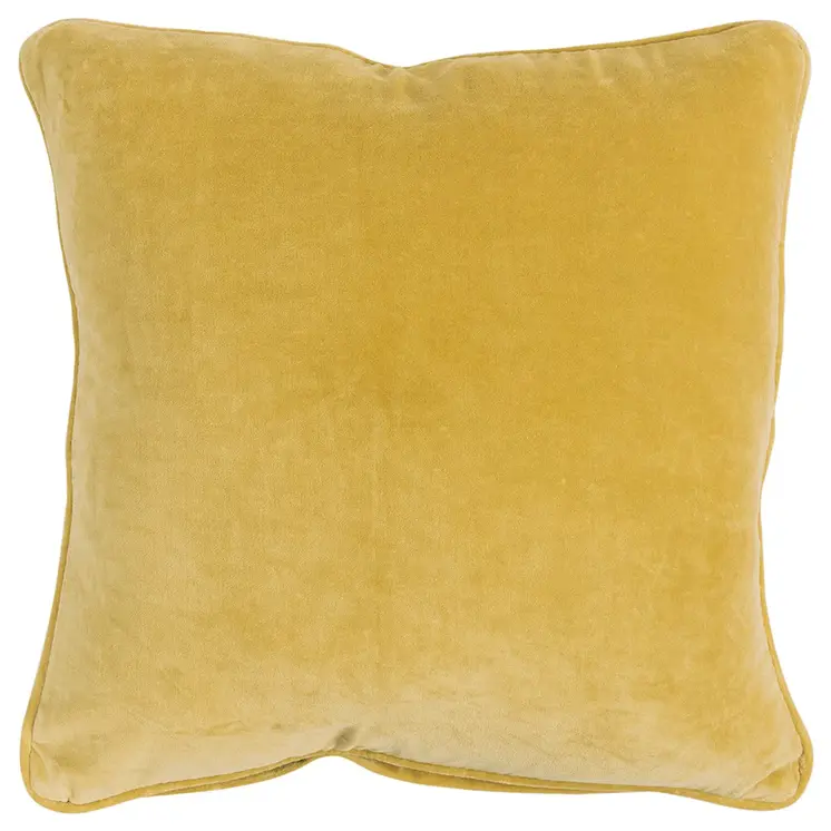 Gold Solid Luxurious Modern Throw Pillow