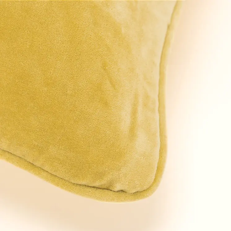 Gold Solid Luxurious Modern Throw Pillow