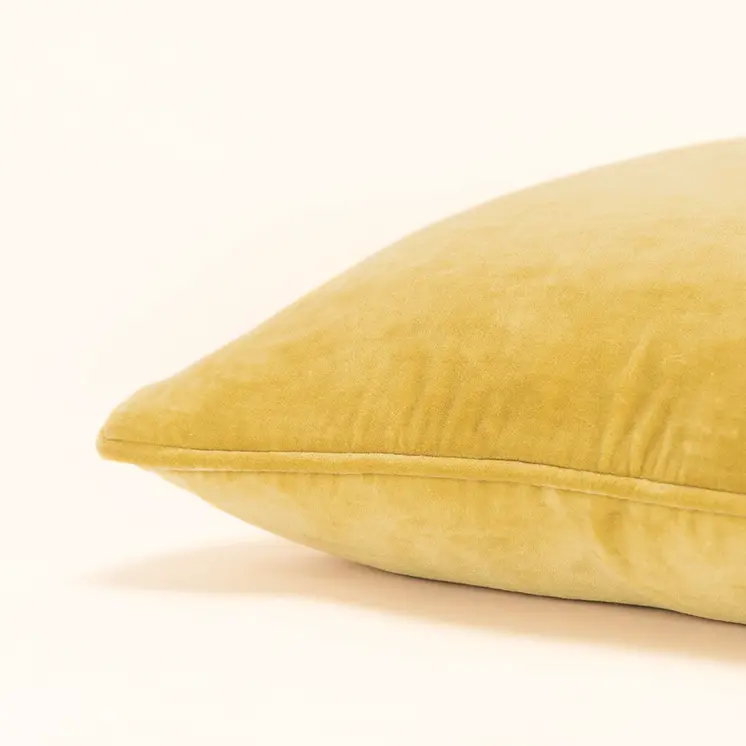 Gold Solid Luxurious Modern Throw Pillow