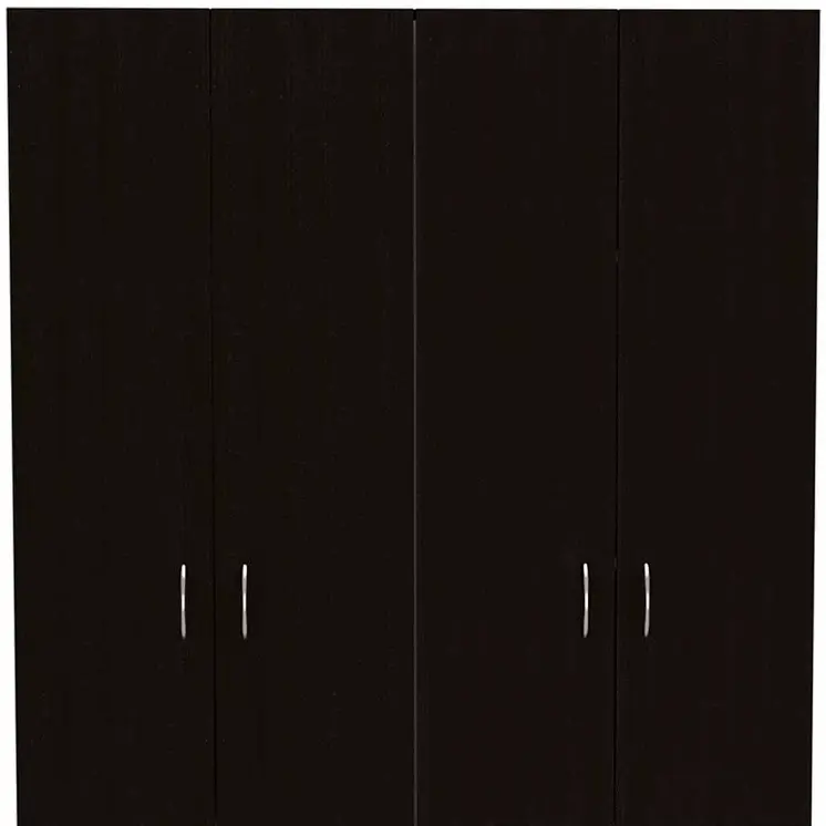 67" Black and White Single Drawer Combo Dresser