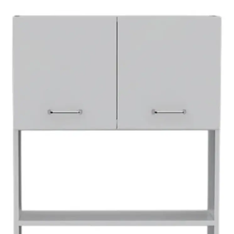 79" White Pantry Cabinet with Three Shelves
