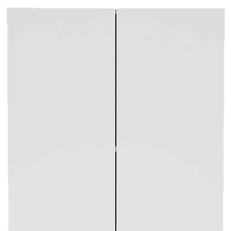78" Modern White Pantry Cabinet with Two Full Size Doors