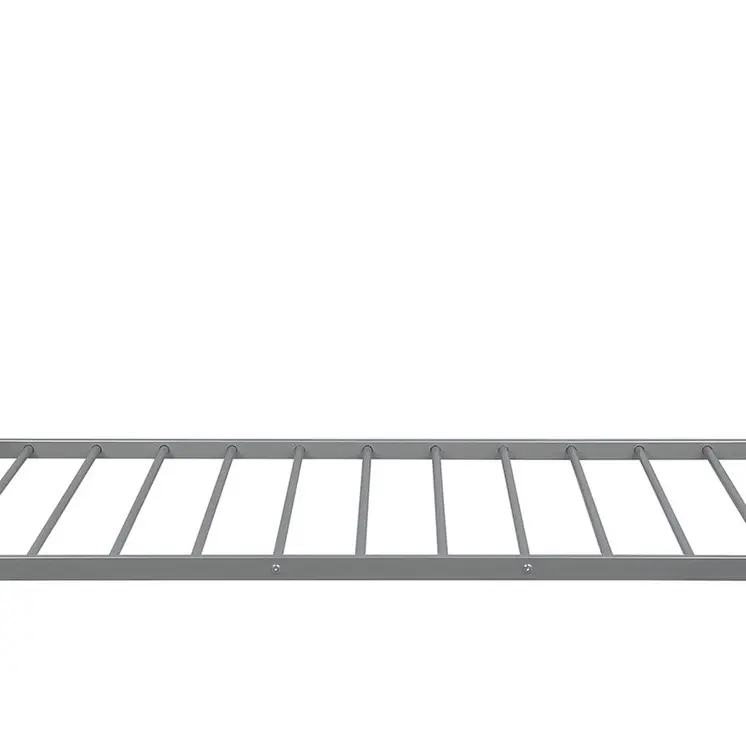 Silver Twin Over Twin  Separable Bunk Bed