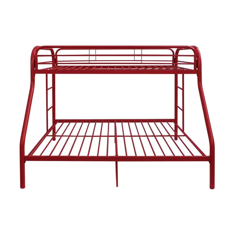 Red Twin Over Full Size Bunk Bed
