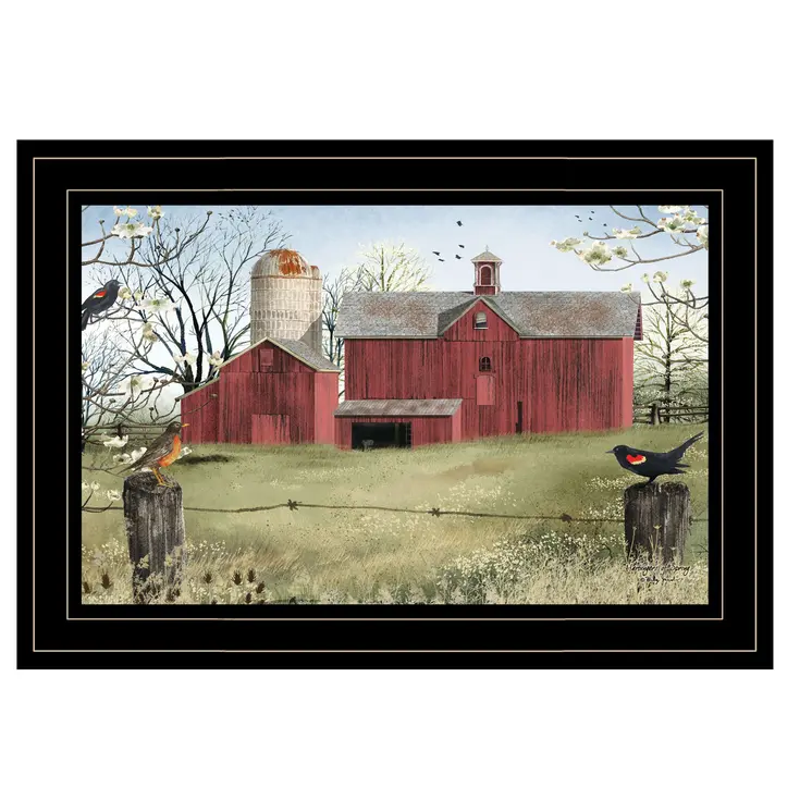 Harbingers of Spring 2 Black Framed Print Wall Art