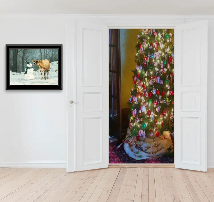 Well Hello There 2 Black Framed Print Wall Art
