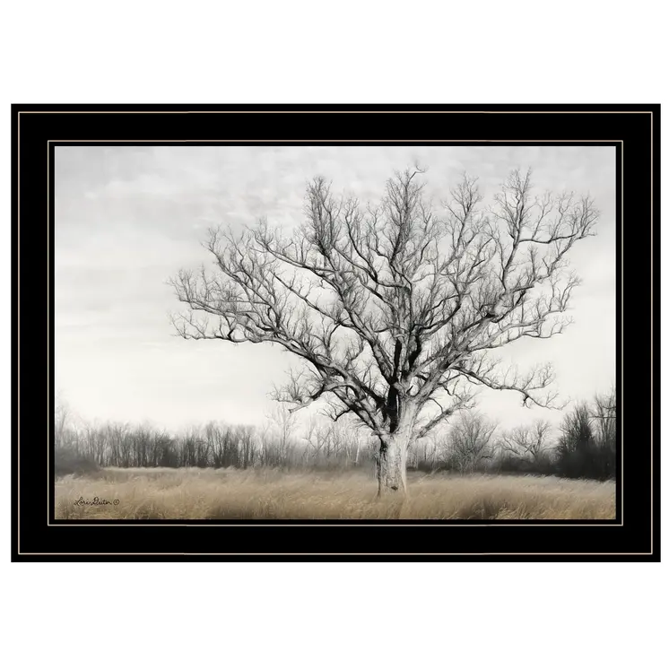 Earth and Sky 2 Black Framed Print Wall Art