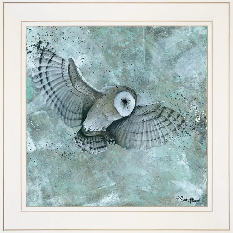Set Of Two Wildlife 1 White Framed Print Wall Art