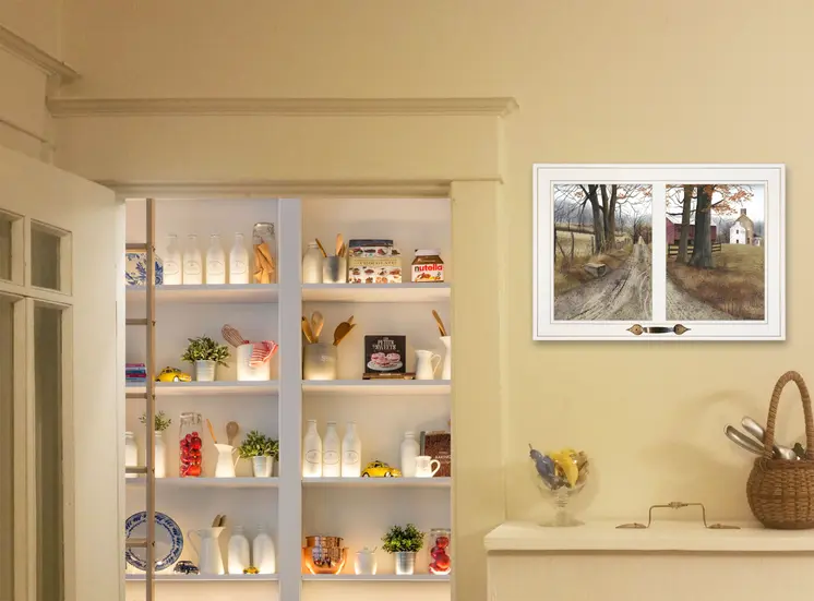 The Road Home 6 White Framed Print Wall Art