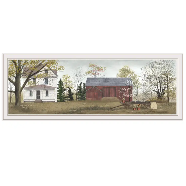 Spring Flowers for Sale 6 White Framed Print Wall Art